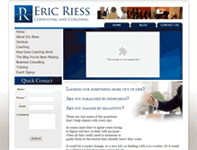 Tablet Screenshot of ericriess.com